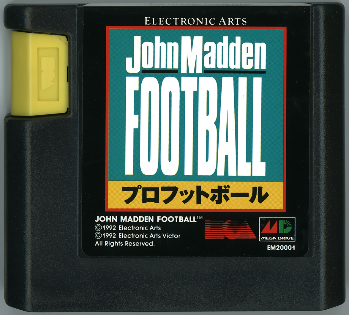 John Madden Football 92 カートリッジ