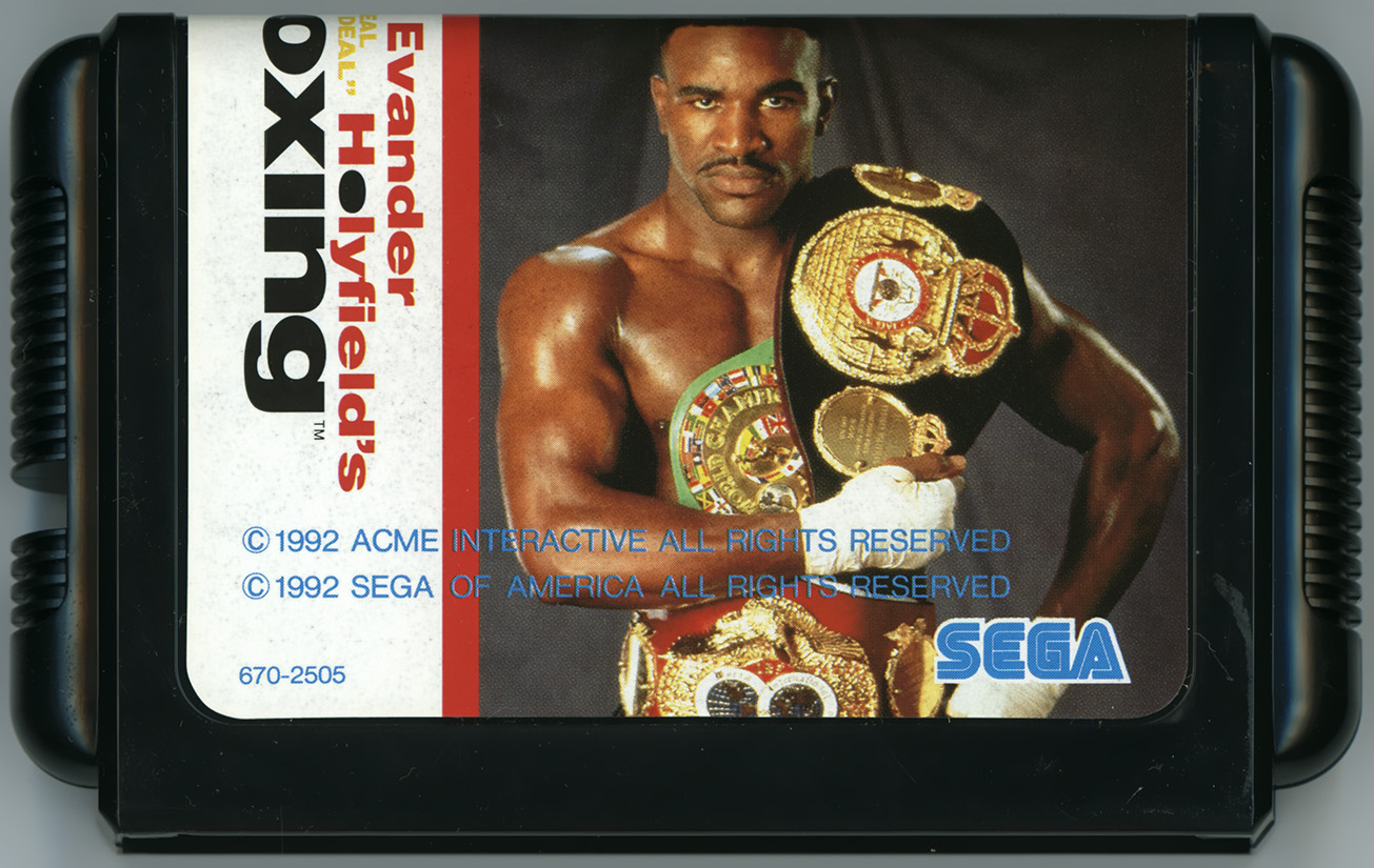 EVANDER HOLYFIELD'S REAL DEAL BOXING カートリッジ