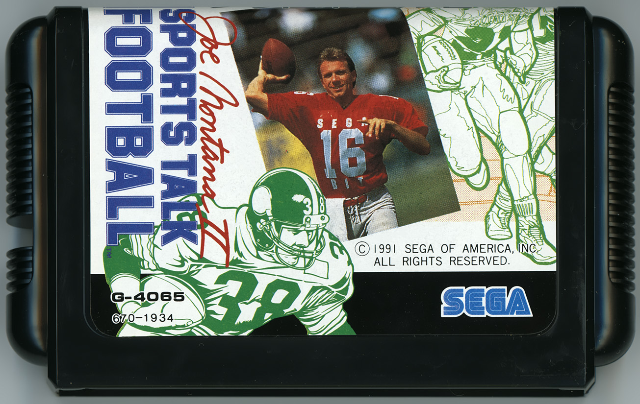 ジョー・モンタナII スポーツフットボール カートリッジ