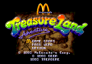 マクドナルド トレジャーランド・アドベンチャー