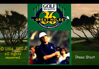 GOLF MAGAZINE PRESENTS 36 GREAT HOLES STARRING FRED COUPLES