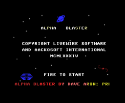 Alpha Blaster