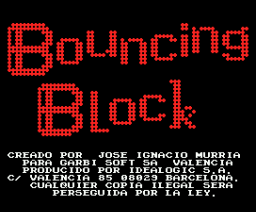Bouncing Block