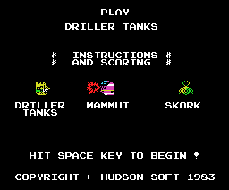 Driller Tanks