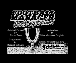 Football Manager - World Cup Edition