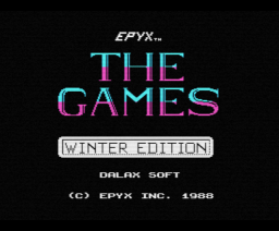 Games, The - Winter Edition [msx2]