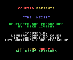 Heist, The