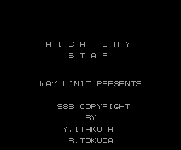 High Way Star