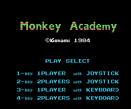 Monkey Academy [msx2]
