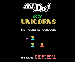 Mr. Do! Vs Unicorns