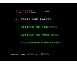 MSX Panic