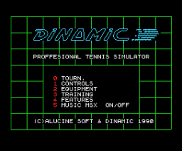 Proffesional Tennis Simulator