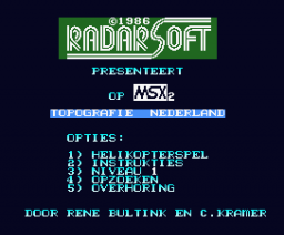 Topografie Nederland