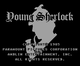 Young Sherlock - The Legacy of Doyle [msx2]