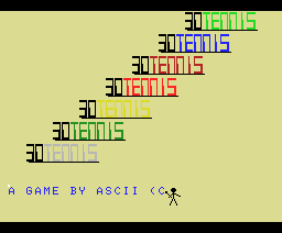3D Tennis {ROM}