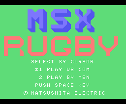 MSXラグビー