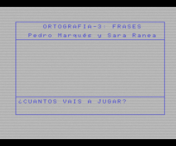 Gramática 3 - Frases {CAS}