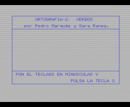 Gramática 2 - Verbos {CAS}