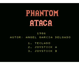 Phantom Ataca (MSX Software nº12) {CAS}