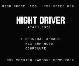 Night Driver {ROM}