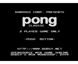 Pong Classic
