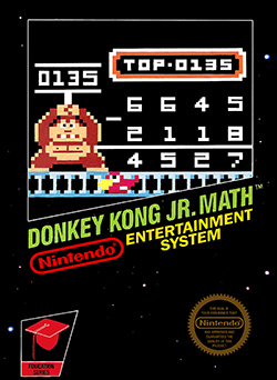 ドンキーコングJR.の算数遊び